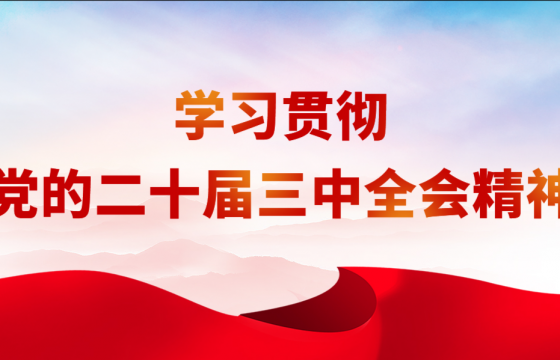 学习贯彻党的二十大三中全会精神